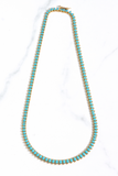 SYMPHONY TENNIS NECKLACE- TURQUOISE
