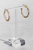 VIENNA MINI HOOPS- PINK OPAL