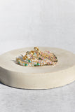 VIENNA MINI HOOPS- PINK OPAL