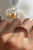 VIENNA MINI RING- PINK OPAL