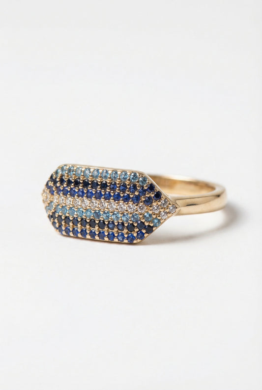 ZAZA RING- BLUE