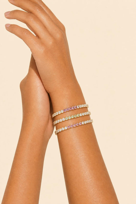 ALCHEMY COLOR CHANGING TENNIS BRACELET- AQUA