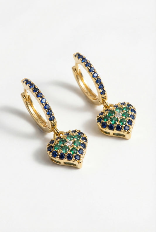 QUEEN OF HEARTS HUGGIES- BLUE OMBRÉ