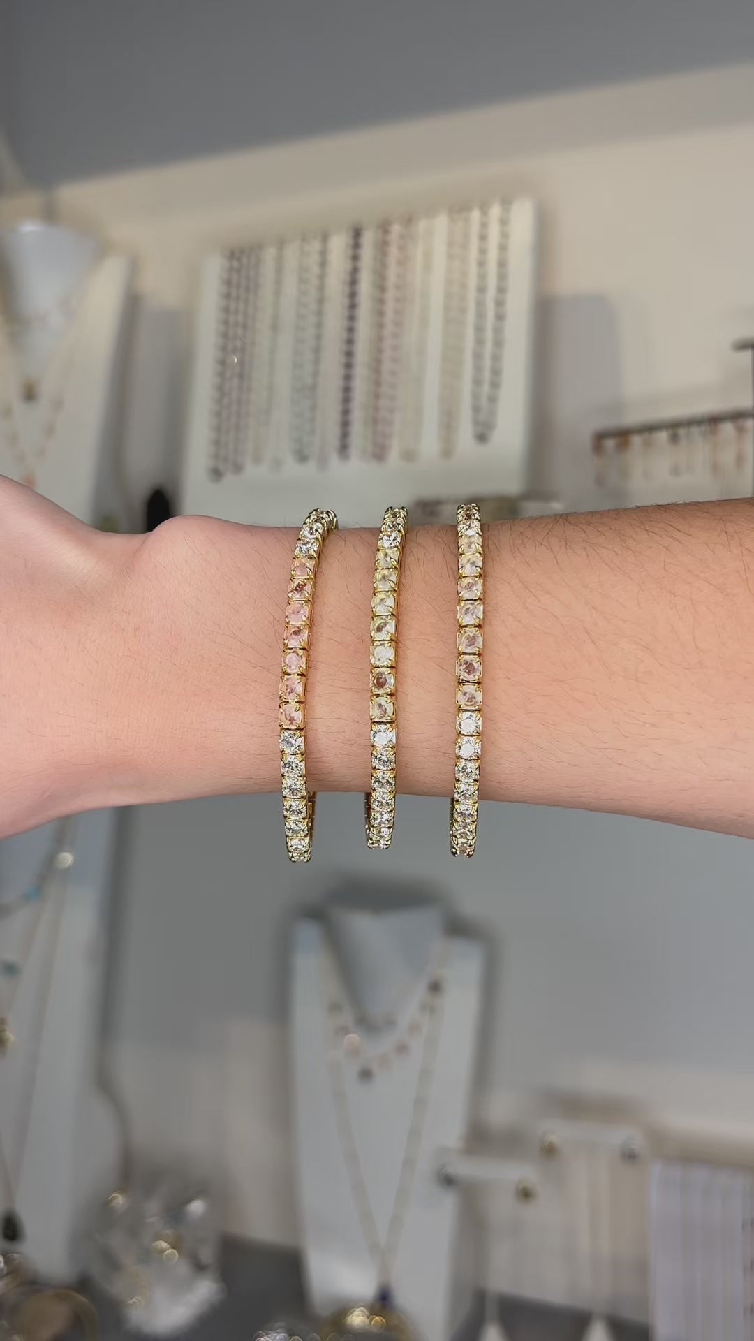 ALCHEMY COLOR CHANGING TENNIS BRACELET- AQUA