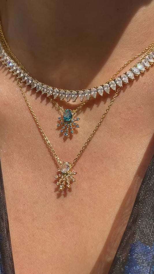 CRYSTALINE NECKLACE- PARIABA