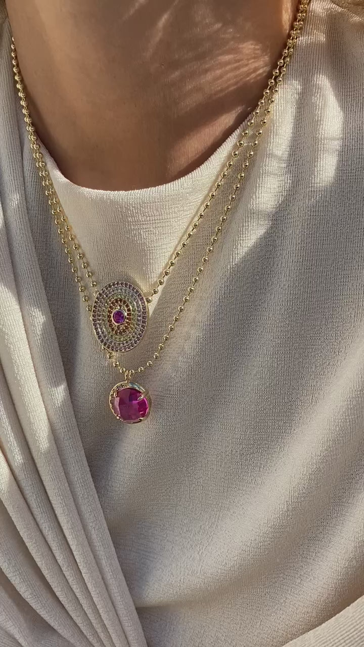 ASTRO NECKLACE- PINK