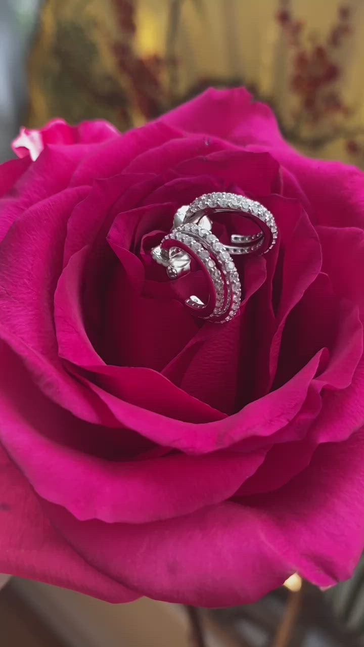 EVIL TWIN HUGGIES- STERLING SILVER