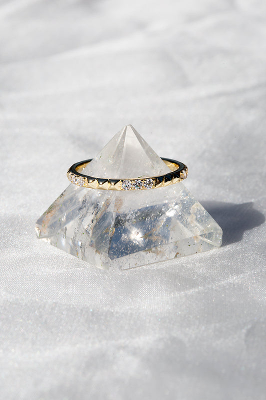 ARMOR PAVÉ STACK RING