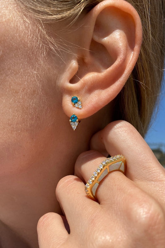 ARIA EAR JACKETS- PARAIBA