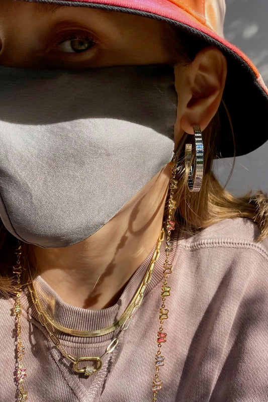 FLASH HOOPS- STERLING SILVER