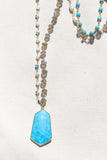 GARBO NECKLACE- TURQUOISE