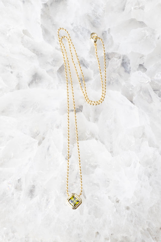 ICON NECKLACE- PERIDOT