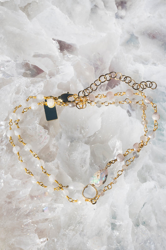 MOSAIC NECKLACE- FROST