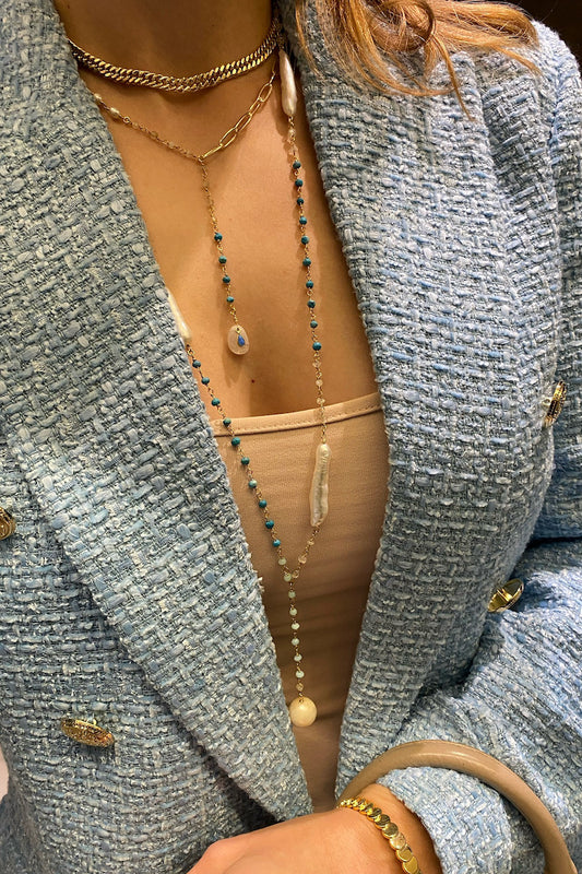 SKYLAR Y NECKLACE- OCEAN