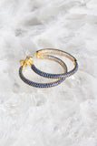 PARIS HOOPS- BLUE SAPPHIRE