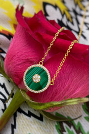 SIGNAL NECKLACE- MALACHITE