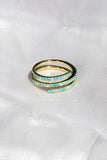 TURQUOISE SPIRAL RING