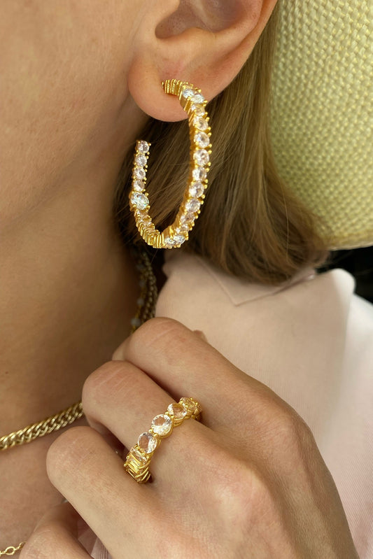 WILD CHILD HOOPS- MORGANITE