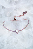 Heart slider bracelet