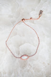Marquis opal tennis bracelet 