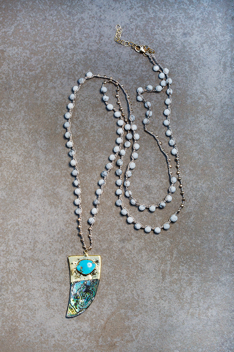 SILK WOVEN NECKLACE- NOMAD